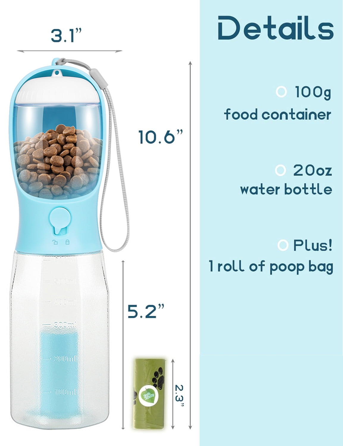 Ultimate 3-in-1 Pet Water Bottle